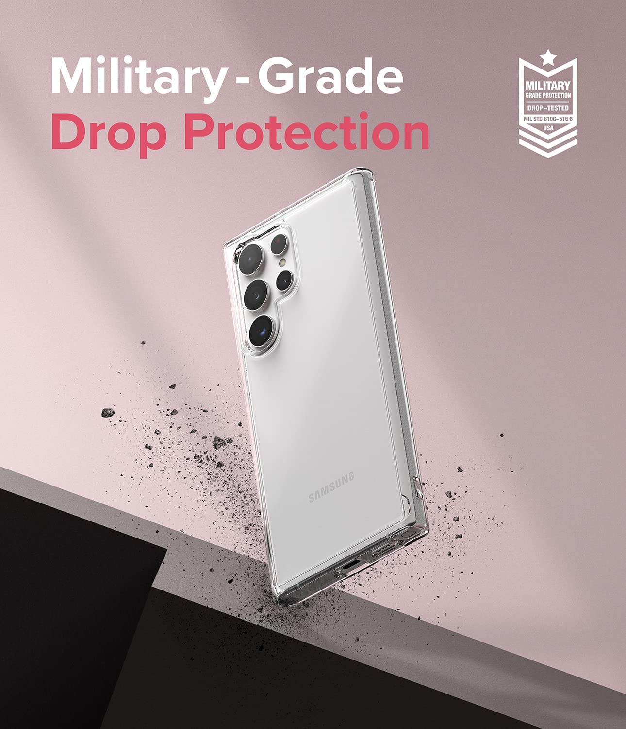 Case Ringke Fusion Galaxy S22 Ultra - Clear - Ringke - Funda/ CRFGS22U - CDastore