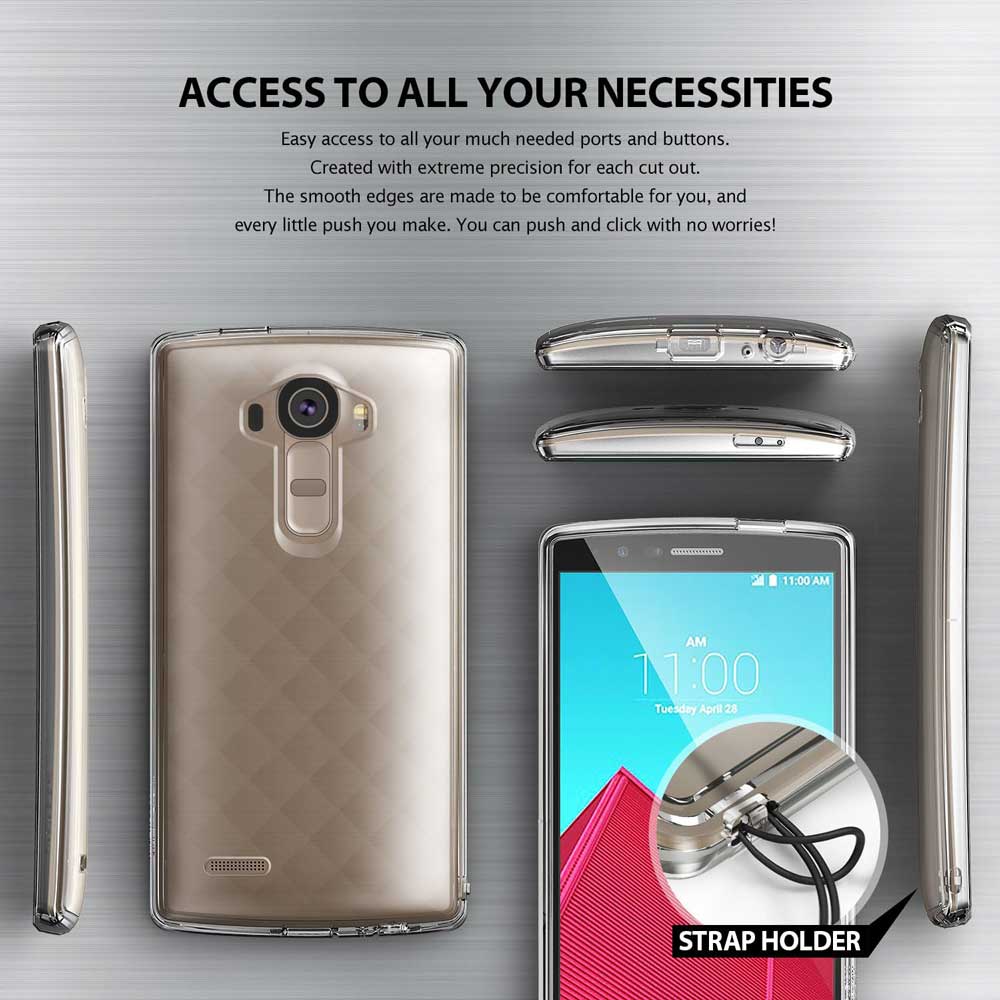 Case Ringke Fusion LG G4 - Clear (OPENBOX) - Ringke - Funda/ CRFGLGG4 - COBXDastore
