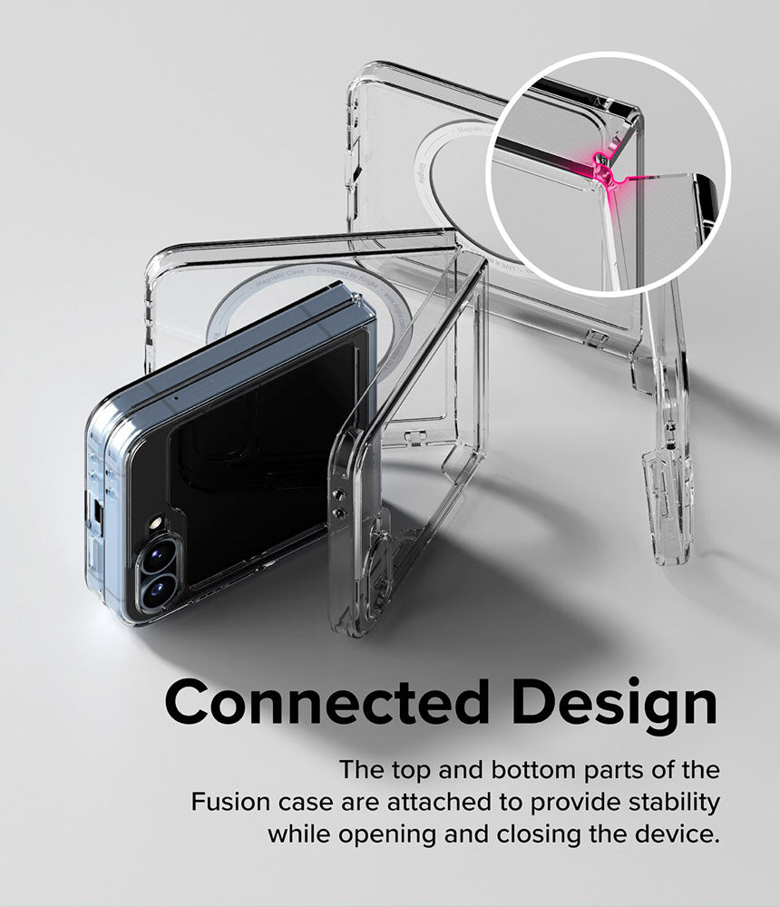Case Ringke Fusion Magnetic Galaxy Z Flip6 (MagSafe) - Clear - Ringke - Funda2 - 8 - 8 / CRSFMGZF6 - CDastore