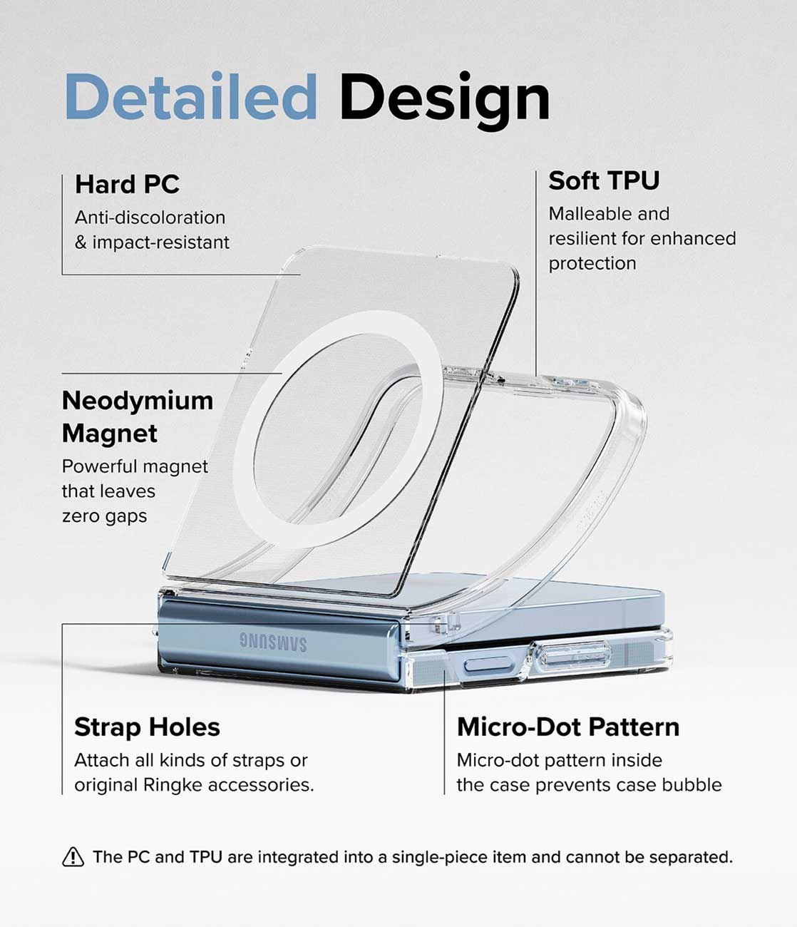 Case Ringke Fusion Magnetic Galaxy Z Flip6 (MagSafe) - Clear - Ringke - Funda2 - 8 - 8 / CRSFMGZF6 - CDastore