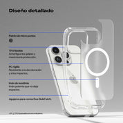 Case Ringke Fusion Magnetic iPhone 15 Pro Max (MagSafe) - Ringke - Funda/ CRFMIPH15PM - MCLDastore
