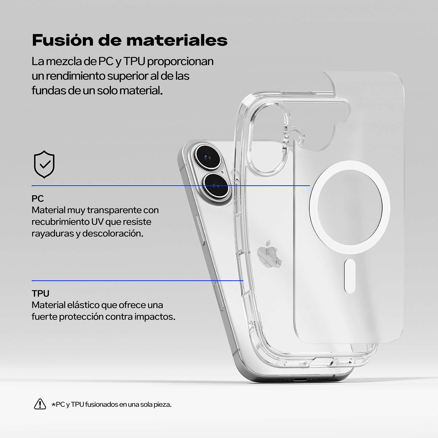 Case Ringke Fusion Magnetic iPhone 16 (MagSafe) - Ringke - Funda/ CRFMIPH16 - MCLDastore
