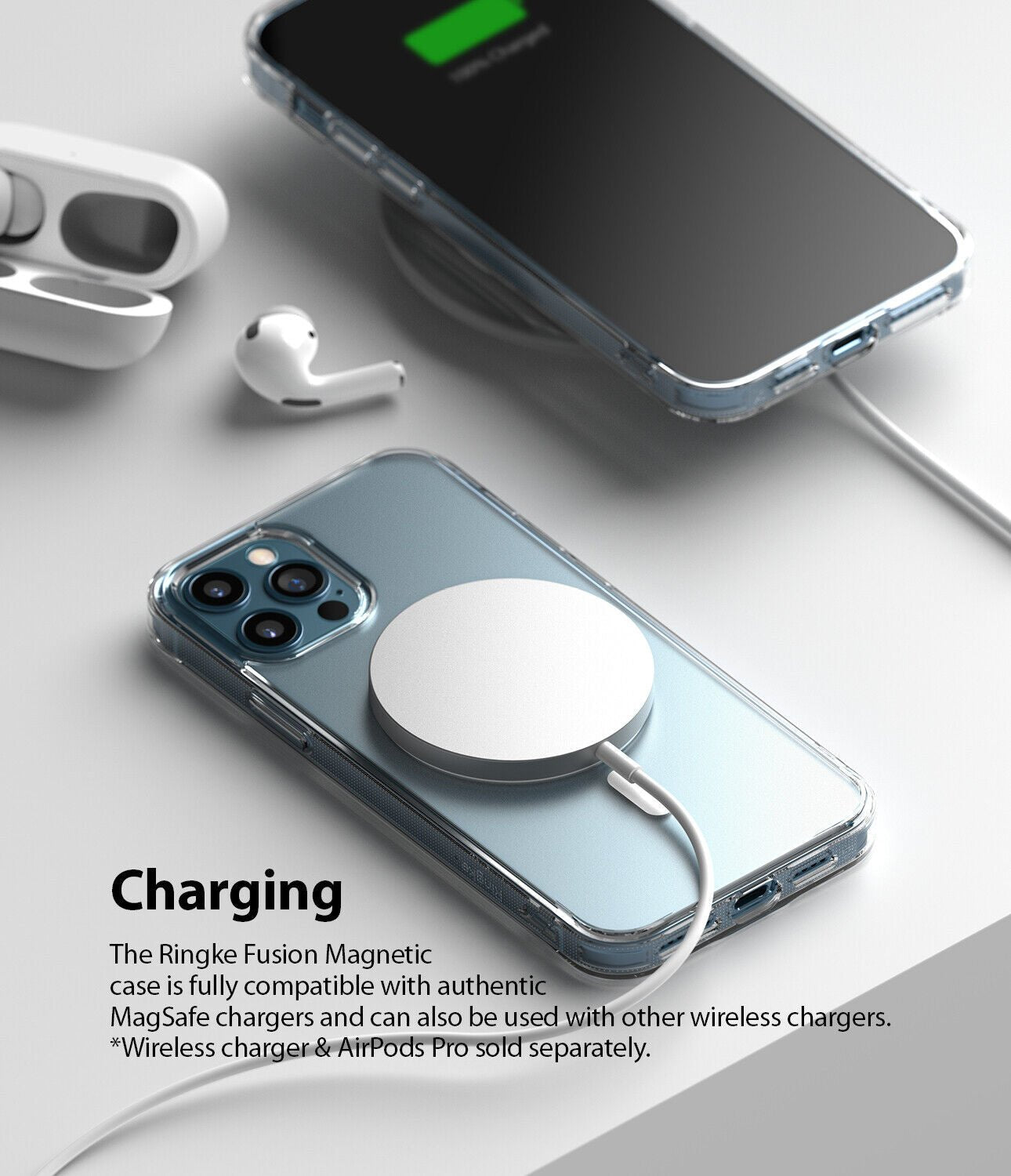 Case Ringke Fusion Magnetic Matte iPhone 12 / 12 Pro (Magsafe) - Ringke - Funda10 / CRFMIPH12PDastore