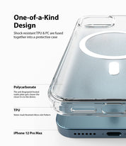 Case Ringke Fusion Magnetic Matte iPhone 12 / 12 Pro (Magsafe) - Ringke - Funda10 / CRFMIPH12PDastore