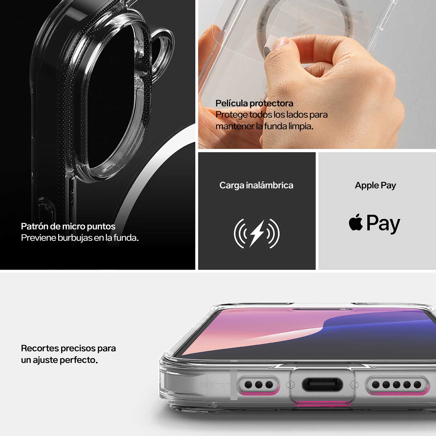 Case Ringke Fusion Magnetic Matte iPhone 16 Plus (MagSafe) - Ringke - Funda2 - 1 - 4 / CRFMIPH16PL - MCLDastore