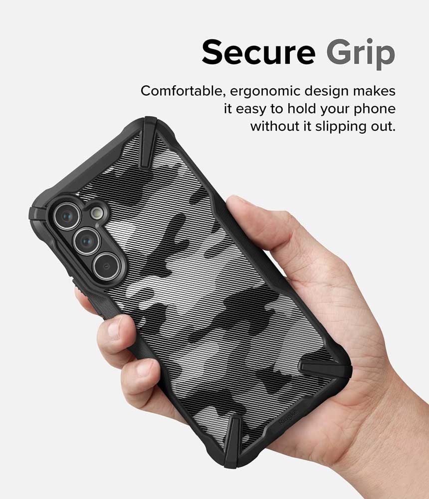 Case Ringke Fusion - X Design Galaxy A54 5G - Camo Black - Ringke - Funda/ CRFXDGA54 - CBDastore