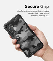 Case Ringke Fusion - X Design Galaxy A54 5G - Camo Black - Ringke - Funda/ CRFXDGA54 - CBDastore