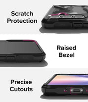 Case Ringke Fusion - X Design Galaxy A54 5G - Camo Black - Ringke - Funda/ CRFXDGA54 - CBDastore
