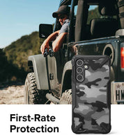 Case Ringke Fusion - X Design Galaxy A54 5G - Camo Black - Ringke - Funda/ CRFXDGA54 - CBDastore