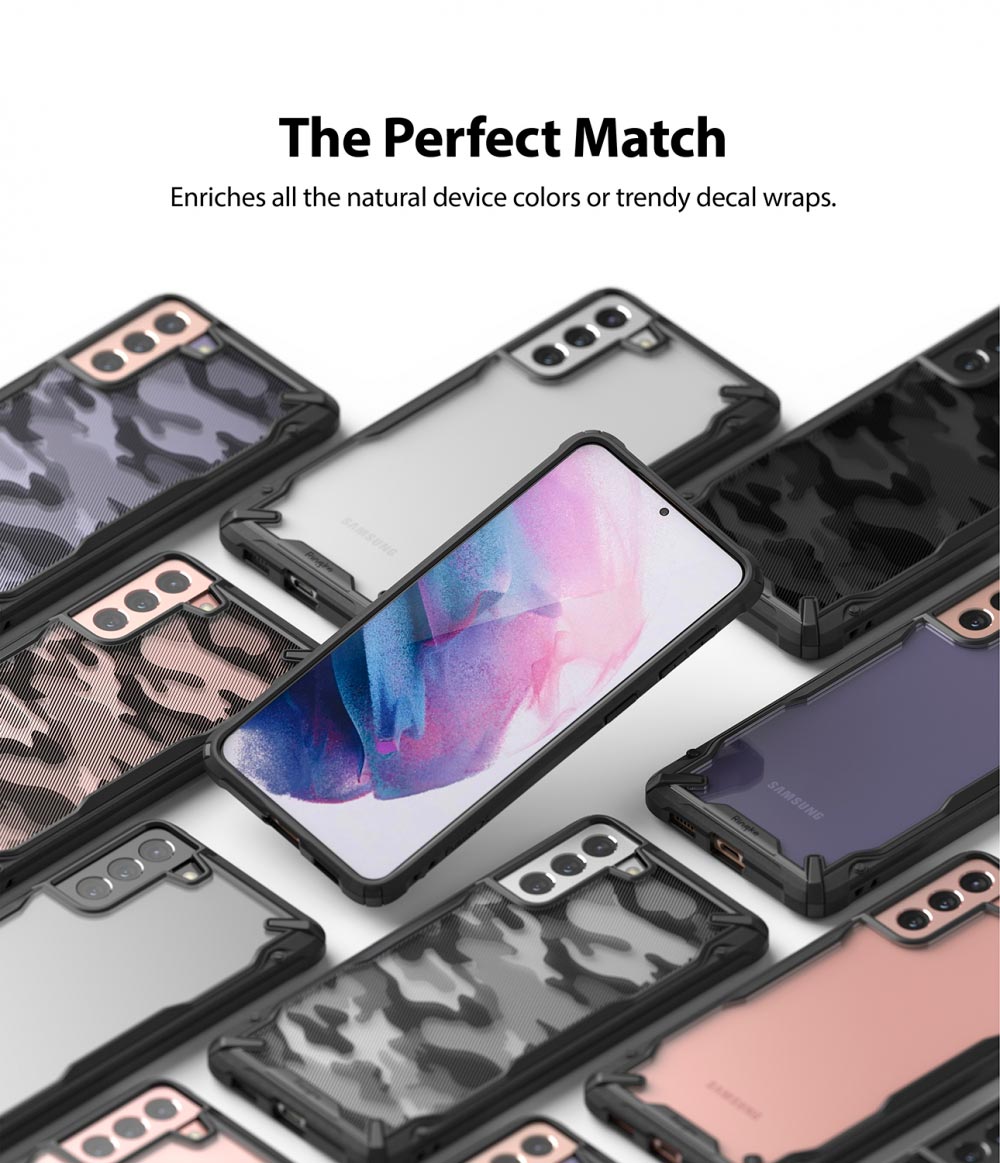 Case Ringke Fusion - X Design Galaxy S21 Plus - Ringke - Funda14 / FUGAS21P - CABLDastore