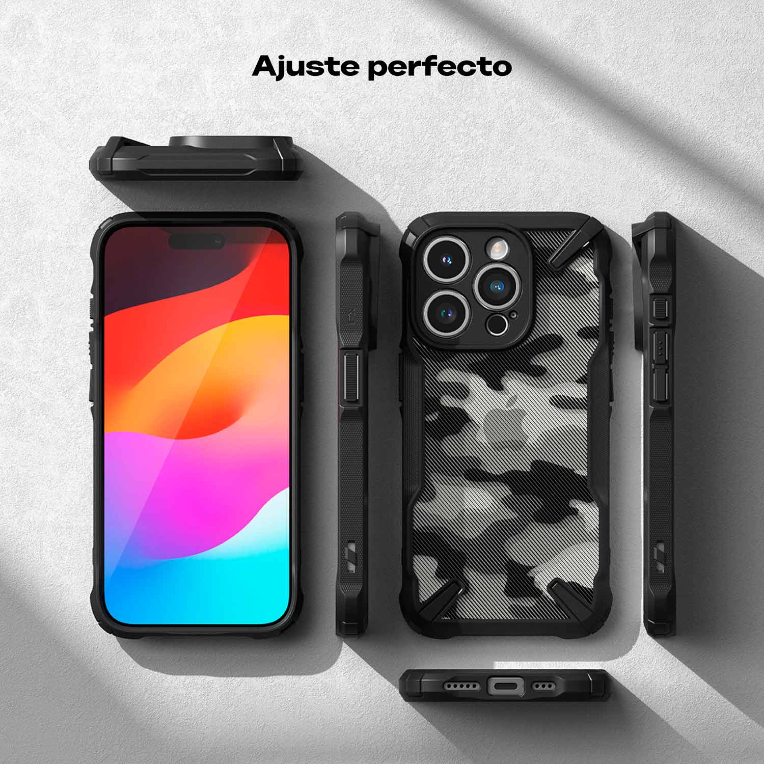 Case Ringke Fusion X Design iPhone 15 Pro Max - Ringke - Funda3 - 1 - 5 / CRFXDIPH15PM - CMBCKLDastore