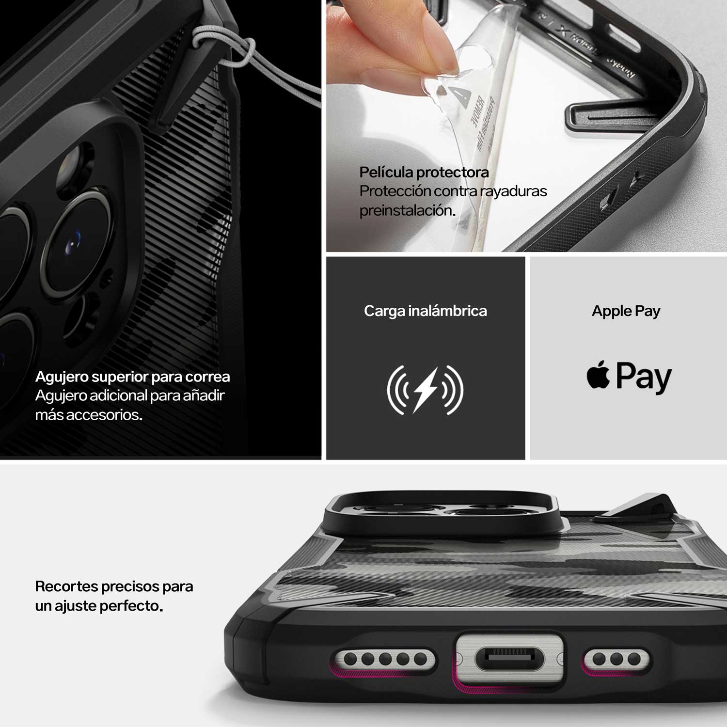 Case Ringke Fusion X Design iPhone 16 Pro Max - Ringke - Funda1 - 5 - 5 / CRFXDIPH16PM - CMBCKDastore