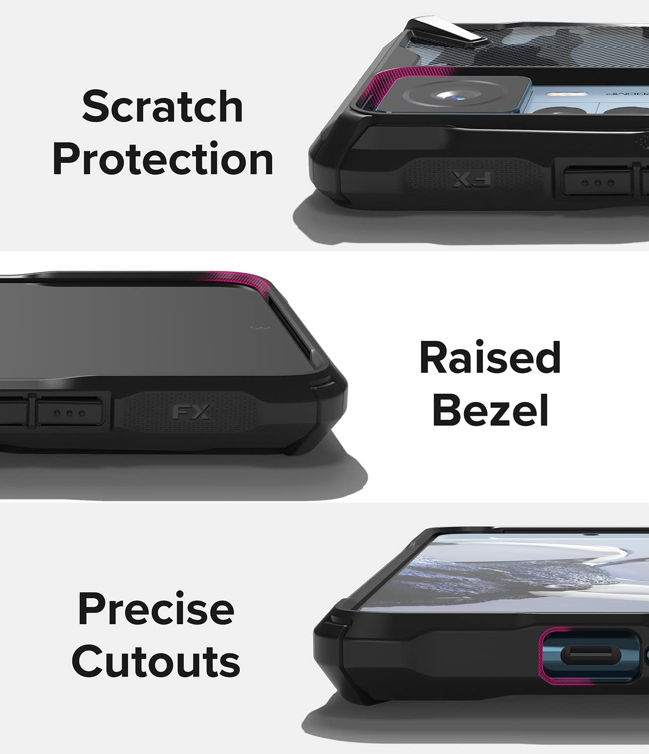 Case Ringke Fusion - X Design Xiaomi 12T / 12T Pro - Camo Black - Ringke - Funda/ CRFXDX12T - CBDastore