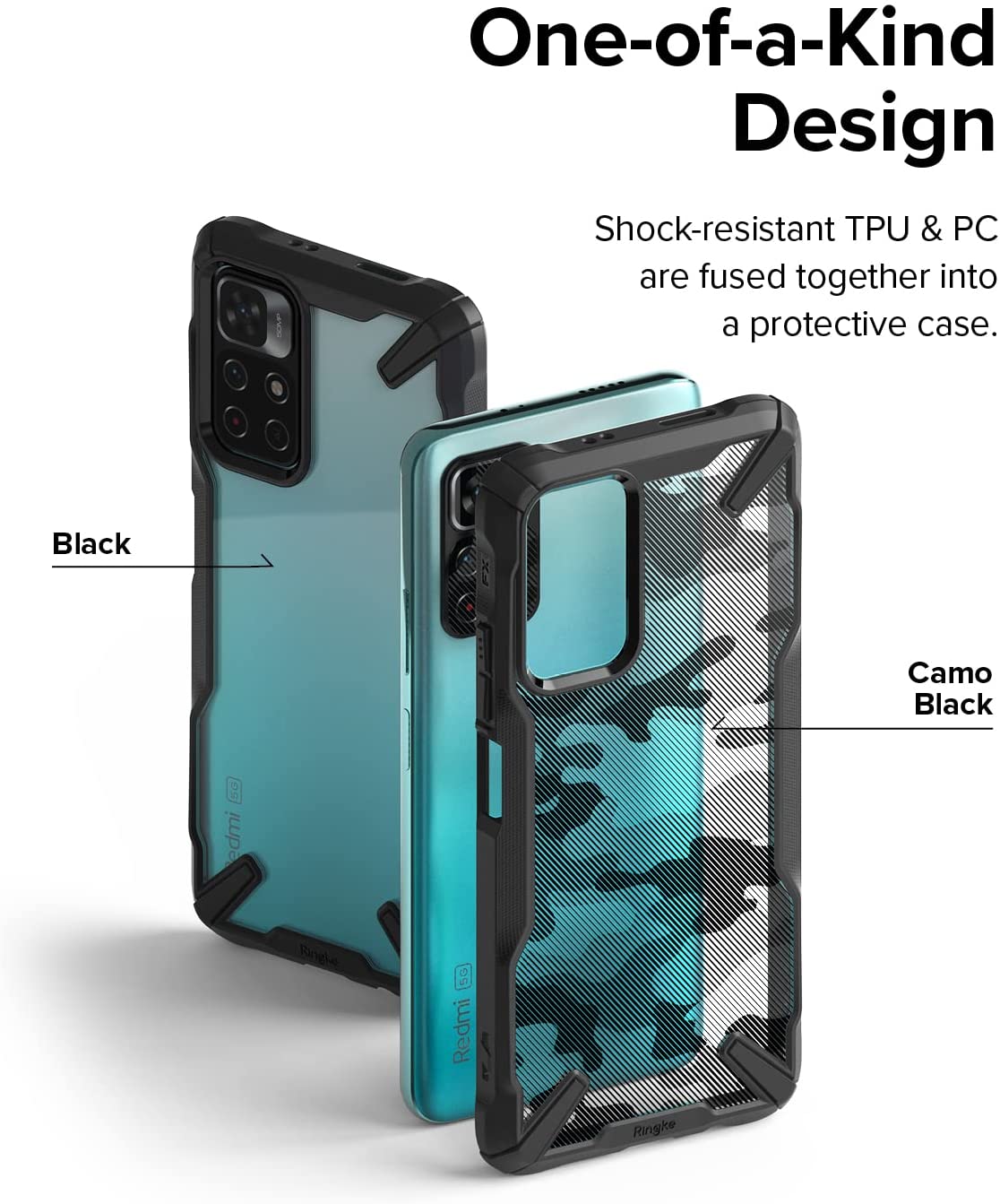 Case Ringke Fusion X Design Xiaomi Note 11T 5G / POCO M4 Pro 5G - Ringke - Funda/ CRFXXRN11T5 - CMDastore