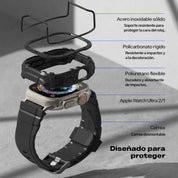 Case Ringke Fusion X Guard + Wire Apple Watch Ultra 2 / 1 - 49mm (Case + correa) - Ringke - Funda Apple Watch8 - 7 - 9 / CSRFXGWAWU - BCKDastore