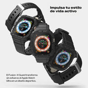 Case Ringke Fusion X Guard + Wire Apple Watch Ultra 2 / 1 - 49mm (Case + correa) - Ringke - Funda Apple Watch8 - 7 - 9 / CSRFXGWAWU - BCKDastore