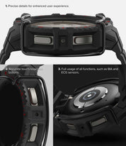 Case Ringke Fusion X Guard + Wire Galaxy Watch 5 Pro (45mm) Case + correa - Ringke - Funda Galaxy Watch/ CRFXGUGW5P - BCKRIDastore