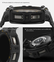 Case Ringke Fusion X Guard + Wire Galaxy Watch 5 Pro (45mm) Case + correa - Ringke - Funda Galaxy Watch5 - 4 - 6 / CRFXGUGW5P - BCKYIDastore