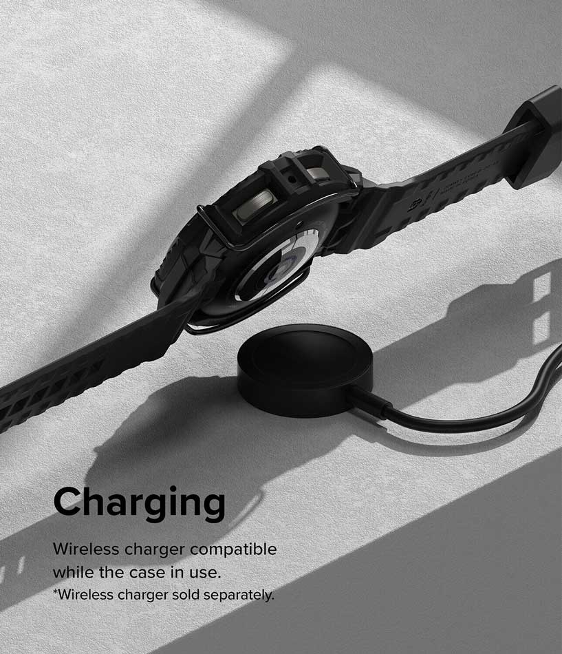 Case Ringke Fusion X Guard + Wire Galaxy Watch 5 Pro (45mm) Case + correa - Ringke - Funda Galaxy Watch5 - 5 - 2 / CRFXGUGW5P - WHBCKINDastore