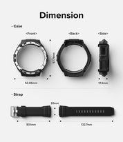 Case Ringke Fusion X Guard + Wire Galaxy Watch 5 Pro (45mm) Case + correa - Ringke - Funda Galaxy Watch5 - 5 - 2 / CRFXGUGW5P - WHBCKINDastore