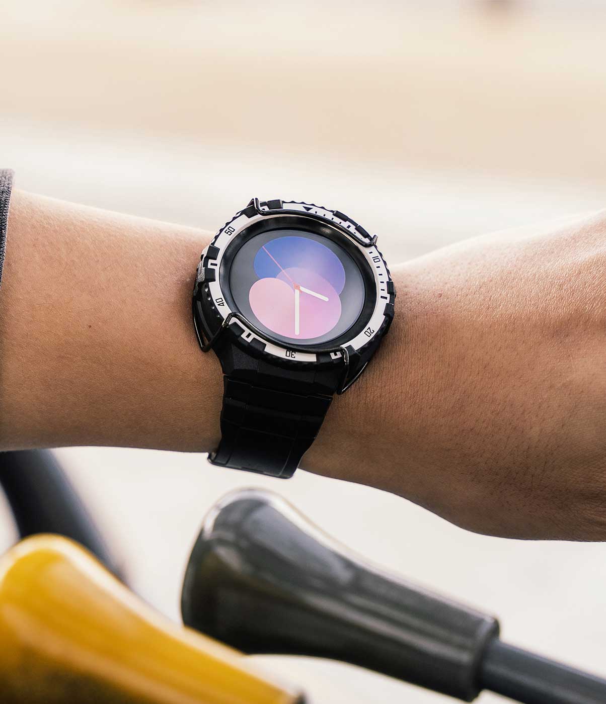 Case Ringke Fusion X Guard + Wire Galaxy Watch 5 Pro (45mm) Case + correa - Ringke - Funda Galaxy Watch5 - 5 - 2 / CRFXGUGW5P - WHBCKINDastore