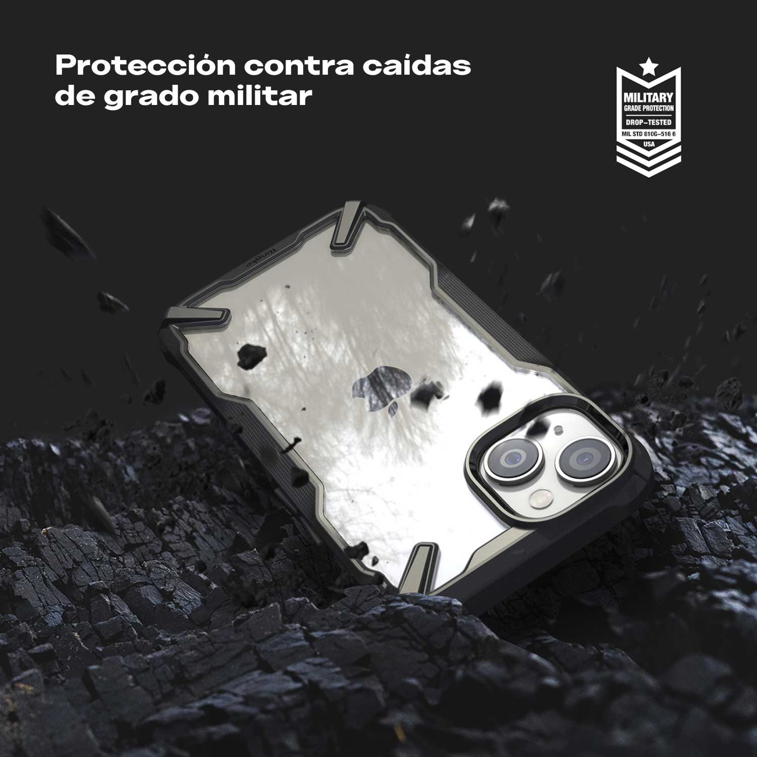 Case Ringke Fusion X iPhone 14 / iPhone 13 - Ringke - Funda1 - 3 - 1 / CRFXIPH14 - BLKDastore