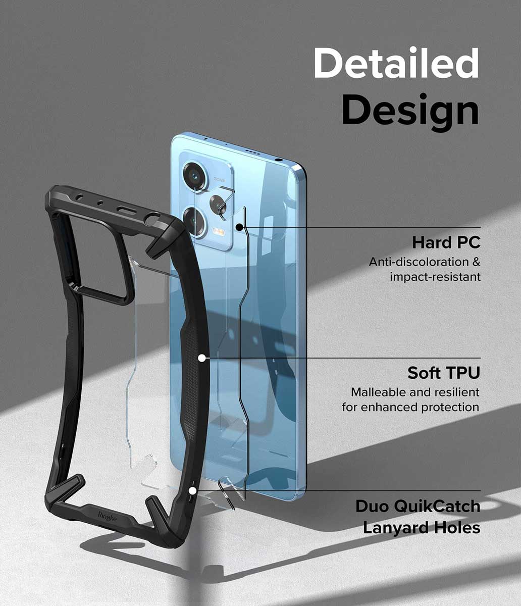 Case Ringke Fusion - X Xiaomi Redmi Note 12 Pro 5G / Poco X5 Pro 5G - Ringke - Funda11 / CRFXXRN12P - BCKDastore