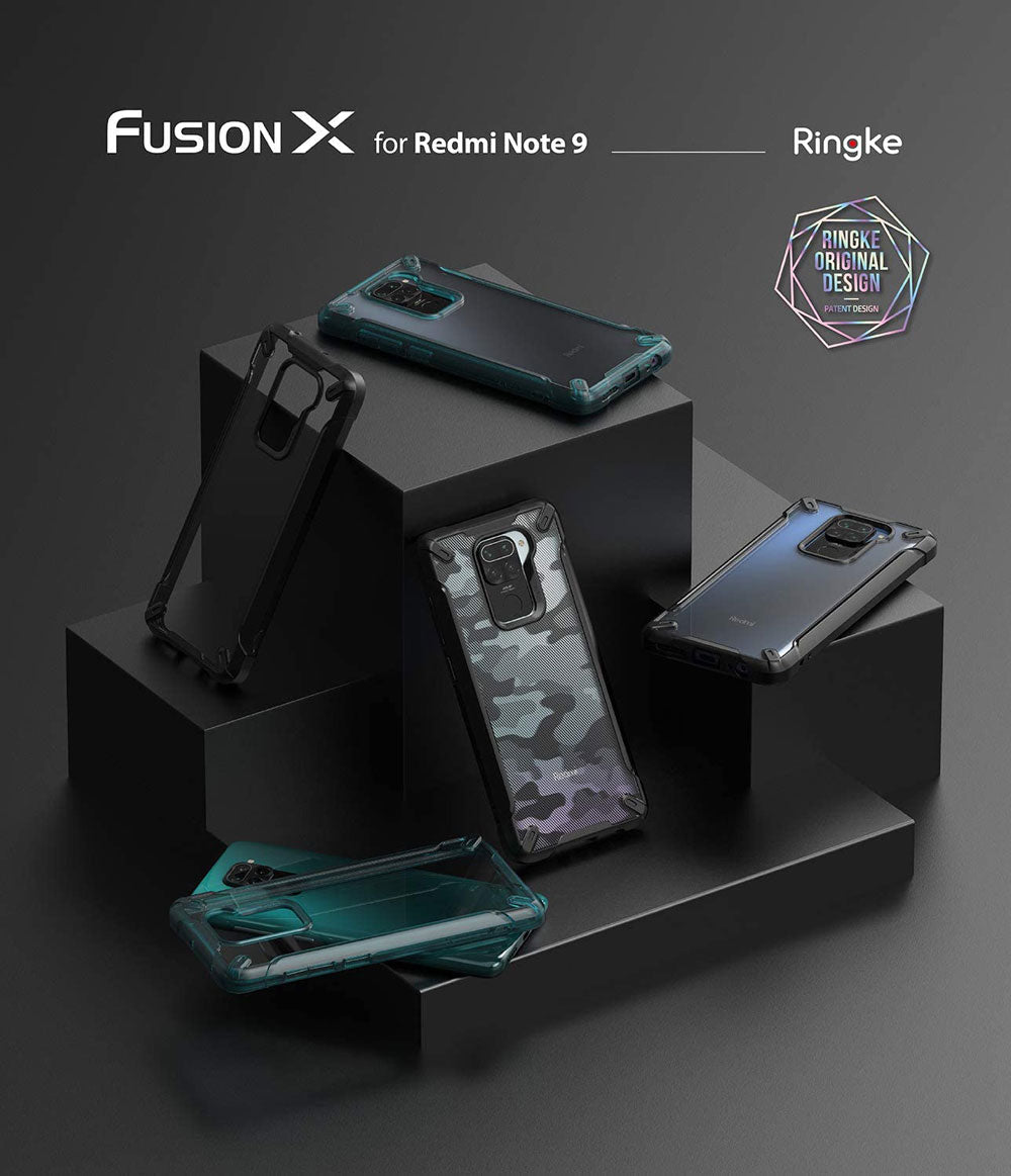 Case Ringke Fusion X Xiaomi RedMi Note 9 - Black - Ringke - Funda9 / CRFXXRN9 - BDastore