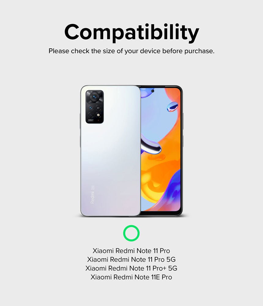 Case Ringke Fusion Xiaomi Redmi Note 11 Pro / Pro 5G / Plus 5G / 11E Pro - Clear (OUTLET) - Ringke - Funda/ CRFXRN11P - COUTDastore