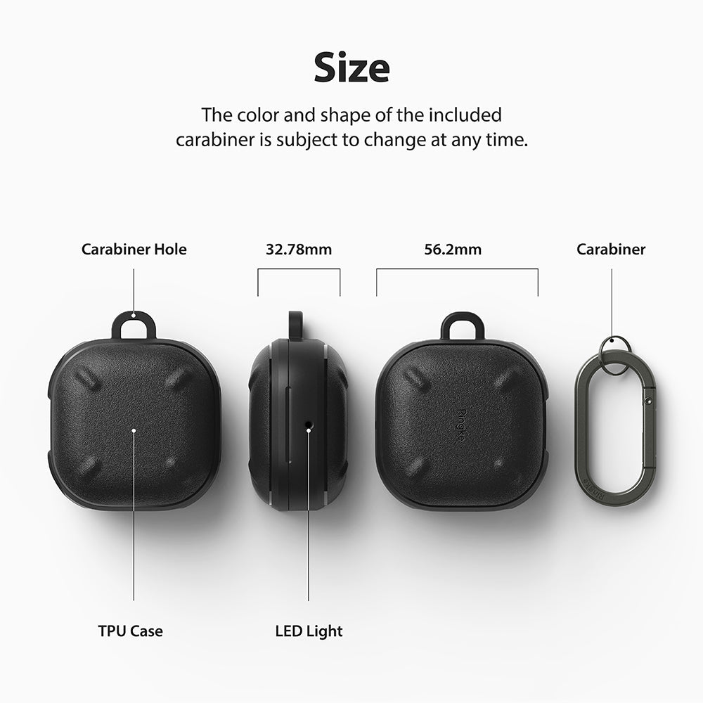 Case Ringke Onyx Galaxy Buds FE / Buds2 / 2 Pro / Live / Buds Pro - Black - Ringke - Accesorios Galaxy Buds5 - 6 - 5 / CROGBP - BDastore