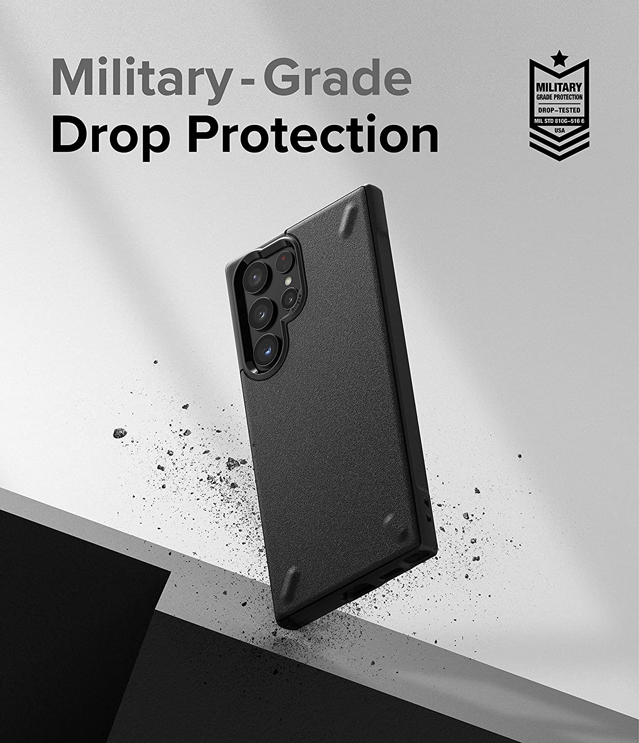 Case Ringke Onyx Galaxy S22 Ultra - Black - Ringke - Funda/ CROGS22U - BDastore