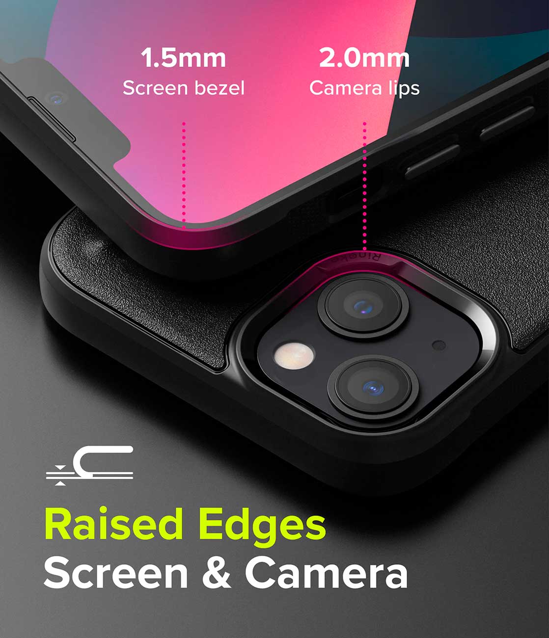 Case Ringke Onyx iPhone 13 - Ringke - Funda1 - 4 - 6 / CROIPH13 - BLKDastore
