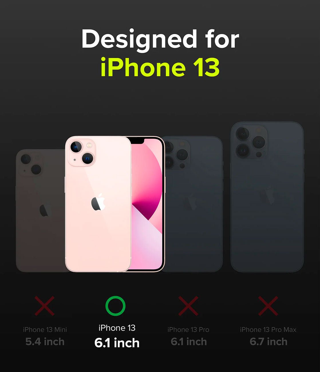 Case Ringke Onyx iPhone 13 - Ringke - Funda1 - 4 - 6 / CROIPH13 - BLKDastore