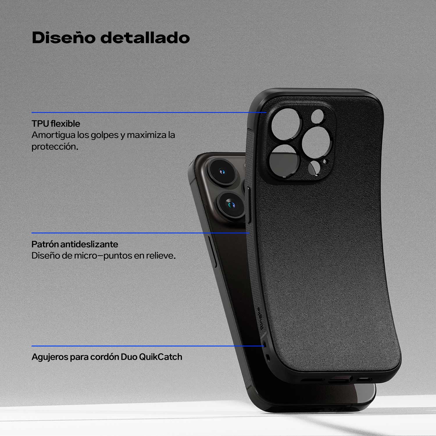 Case Ringke Onyx iPhone 15 Pro Max - Ringke - Funda/ CROIPH15PM - BCKDastore