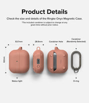 Case Ringke Onyx Magnetic Galaxy Buds3 / 3 Pro - Constant Coral - Ringke - Accesorios Galaxy Buds5 - 6 - 12 / CROMGB3PCCDastore