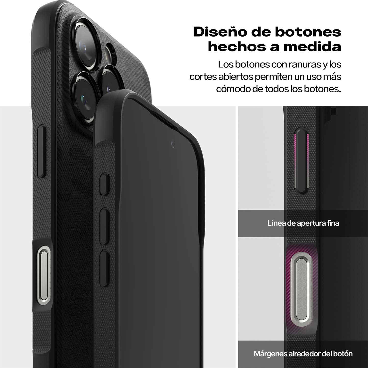 Case Ringke Onyx Magnetic iPhone 16 Pro Max (MagSafe) - Camo Black - Ringke - Funda1 - 1 - 6 / CROMP16PMMS - CBDastore