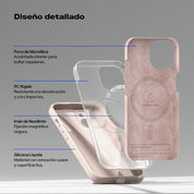 Case Ringke Silicone Magnetic iPhone 15 - Pink Sand - Ringke - Funda2 - 7 - 9 / CRSMIP15 - PSDastore