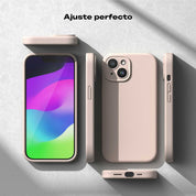 Case Ringke Silicone Magnetic iPhone 15 - Pink Sand - Ringke - Funda2 - 7 - 9 / CRSMIP15 - PSDastore