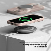Case Ringke Silicone Magnetic iPhone 15 - Pink Sand - Ringke - Funda2 - 7 - 9 / CRSMIP15 - PSDastore