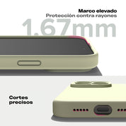 Case Ringke Silicone Magnetic iPhone 15 Pro (MagSafe) - Sunny Lime - Ringke - Funda2 - 7 - 7 / CRSMIP15P - SLDastore