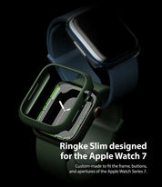 Case Ringke Slim Apple Watch 41MM Series 9, 8, 7 (2 PACK) - Ringke - Funda Apple Watch6 - 3 - 1 / CRSCAWS741MM - DGDastore