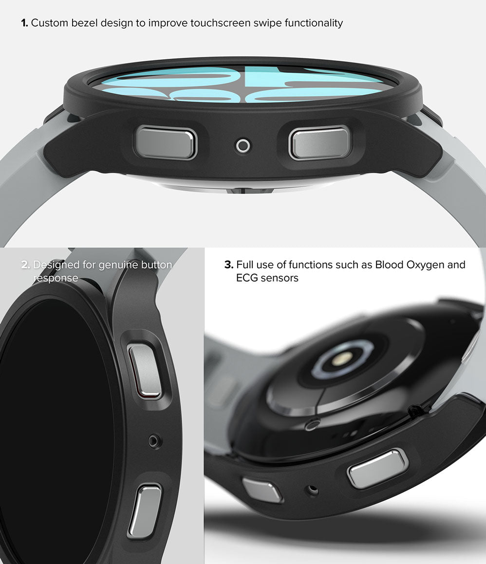 Case Ringke Slim Galaxy Watch 6 (44MM) 2 Pack - Ringke - Funda Galaxy Watch/ CRSGW644MMDastore