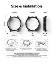 Case Ringke Slim Galaxy Watch 6 (44MM) 2 Pack - Ringke - Funda Galaxy Watch/ CRSGW644MMDastore
