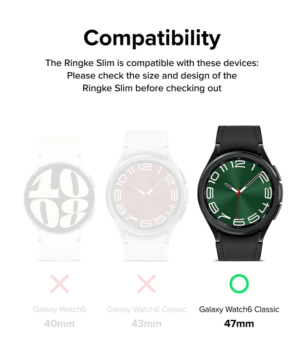 Case Ringke Slim Galaxy Watch 6 Classic (47MM) 2 Pack - Ringke - Funda Galaxy Watch6 - 6 - 11 / CRSGW6C47MMDastore