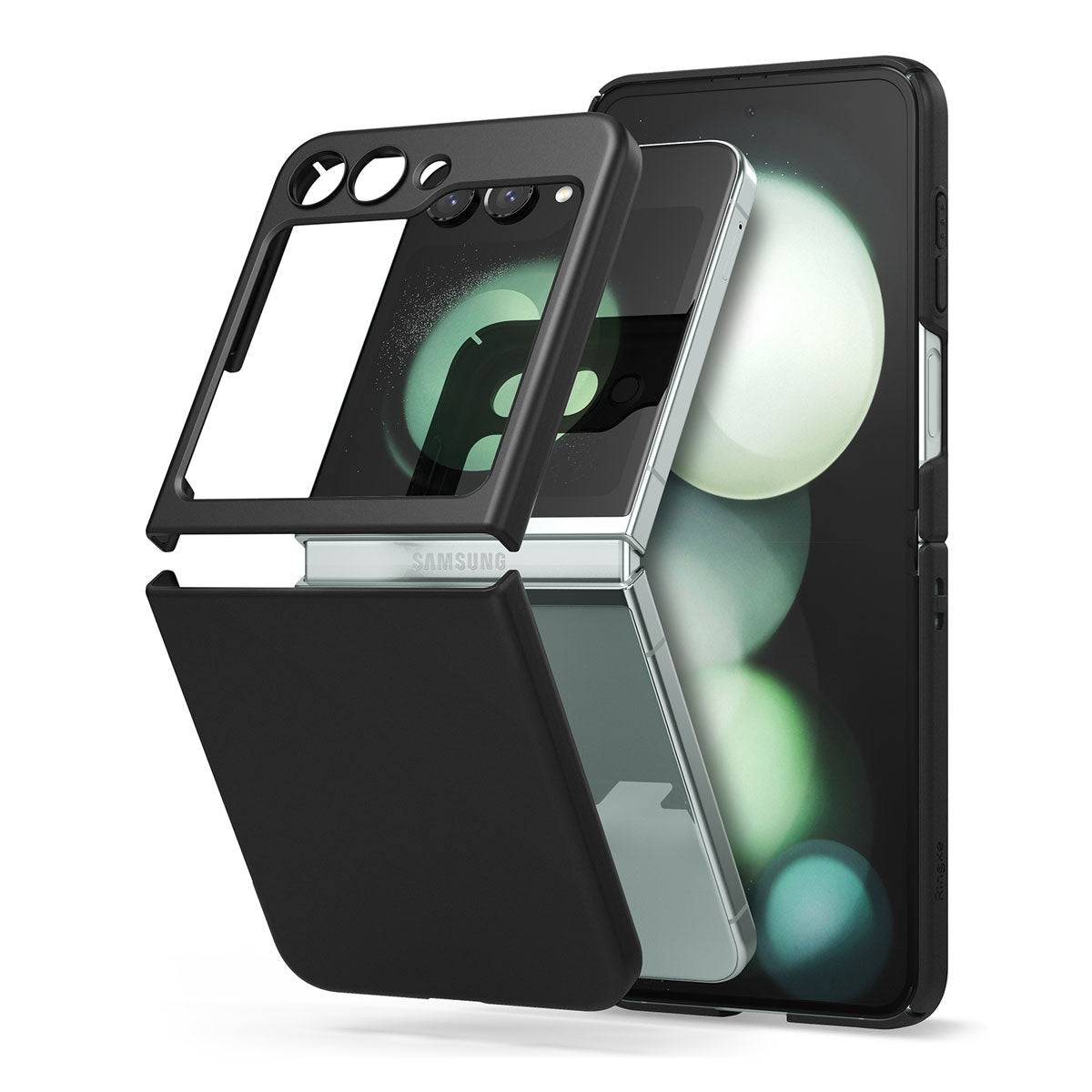 Case Ringke Slim Galaxy Z Flip 5 - Black - Ringke - Funda1 - 5 - 4 / CRSGZFL5 - BCKDastore