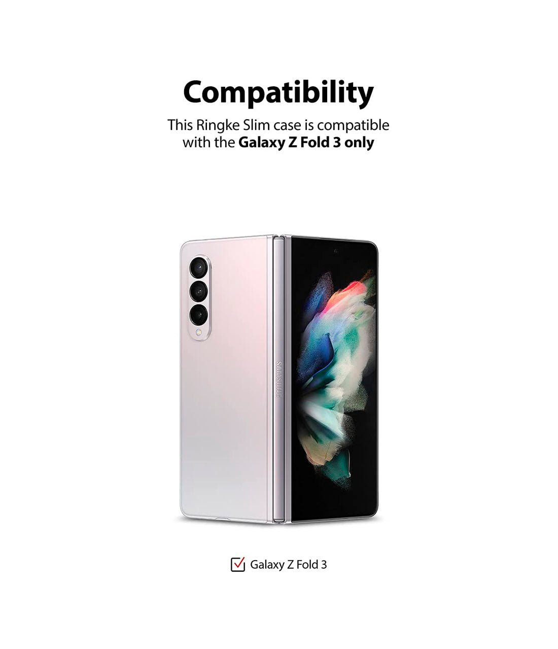 Case Ringke Slim Galaxy Z Fold 3 - Clear - Ringke - Funda11 / CSGZFOLD3CDastore