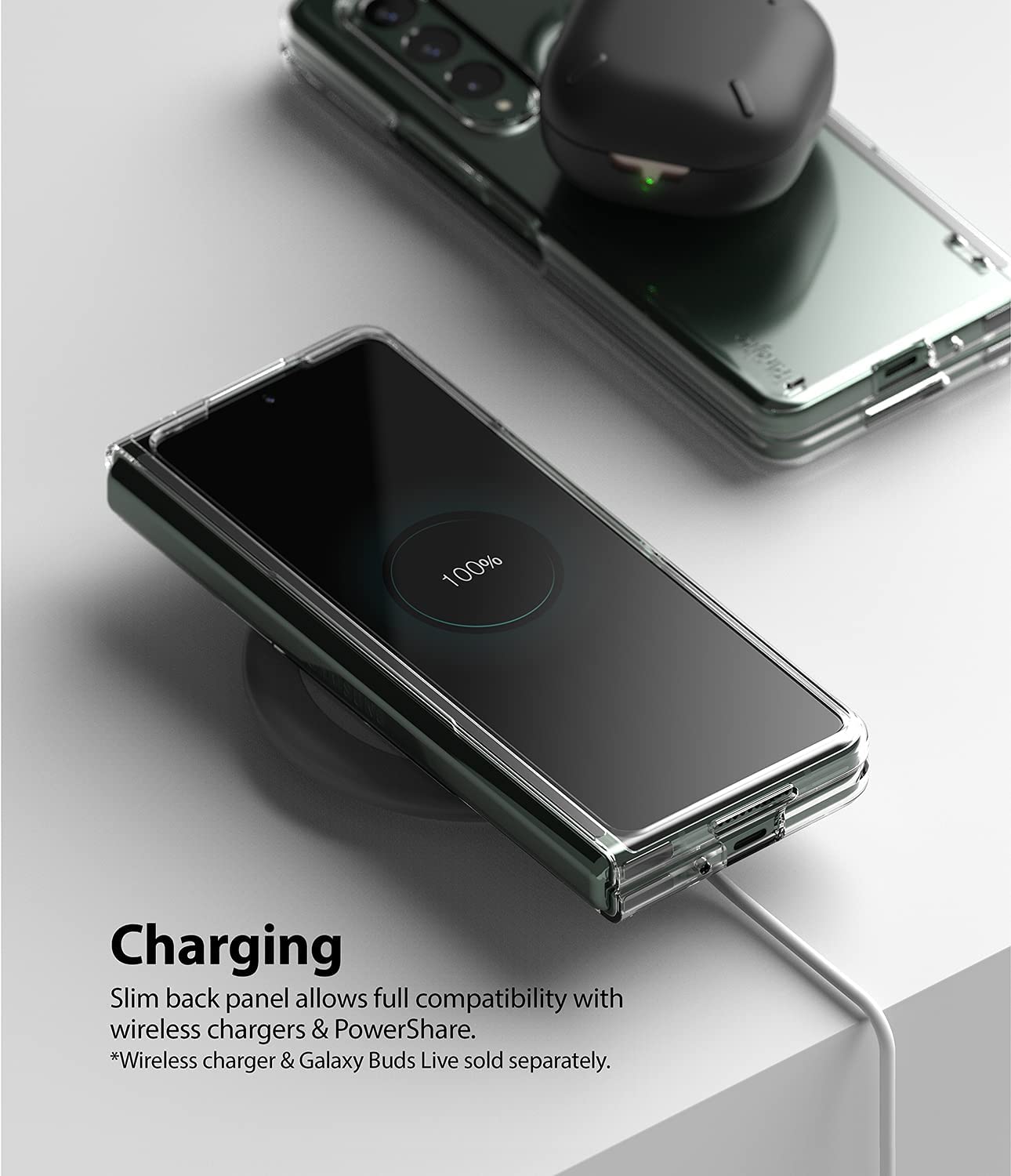Case Ringke Slim Galaxy Z Fold 3 - Clear - Ringke - Funda11 / CSGZFOLD3CDastore