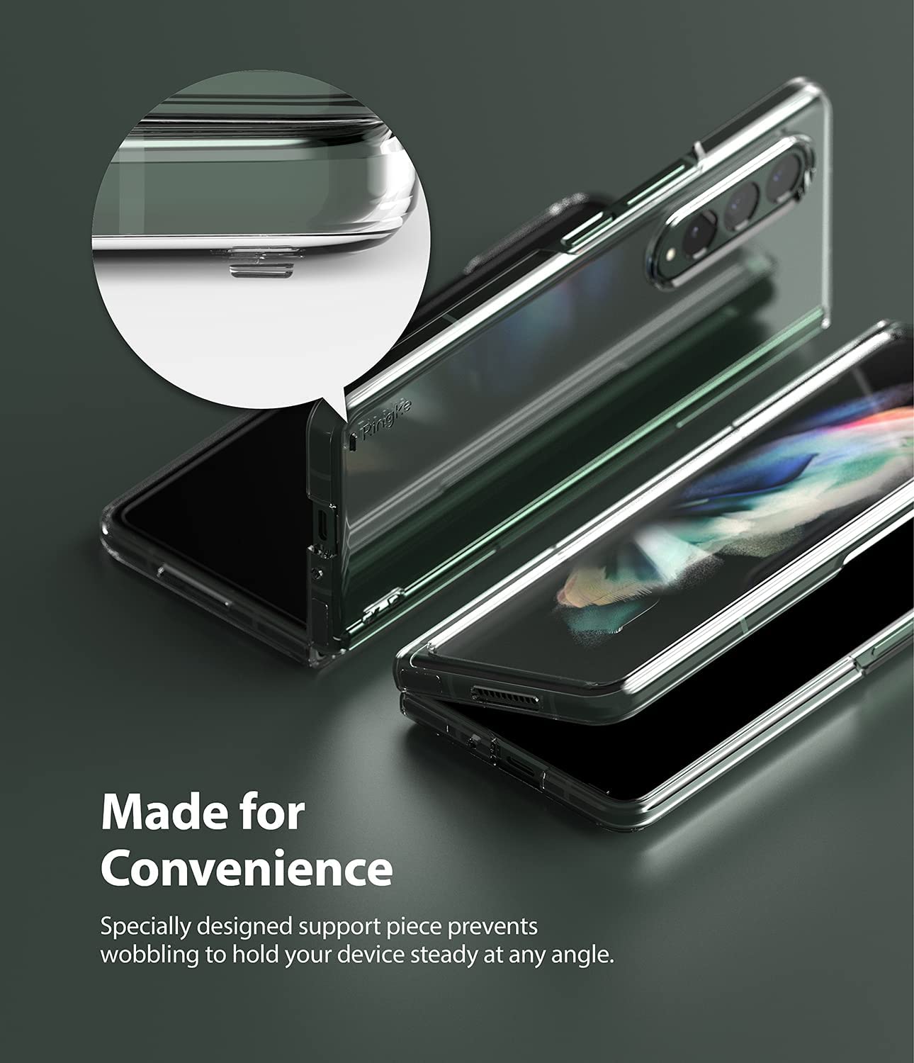 Case Ringke Slim Galaxy Z Fold 3 - Clear - Ringke - Funda11 / CSGZFOLD3CDastore