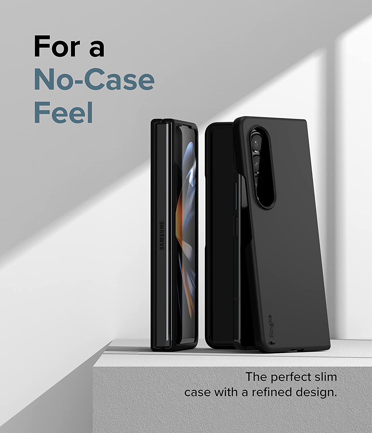 Case Ringke Slim Galaxy Z Fold 4 - Black - Ringke - Funda13 / CRSGZFD4 - BLKDastore