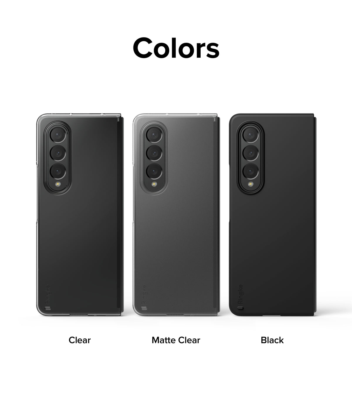 Case Ringke Slim Galaxy Z Fold 4 - Black - Ringke - Funda13 / CRSGZFD4 - BLKDastore